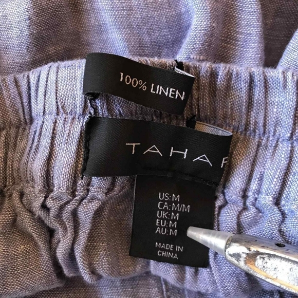 Tahari Lavender Button-Front Maxi Skirt Women's Size Medium - Picture 5 of 6